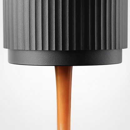 Máquina de café portátil de cápsulas para viajes al aire libre.