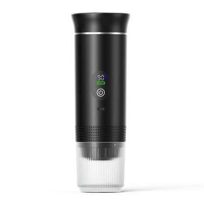 Máquina de café portátil de cápsulas para viajes al aire libre.